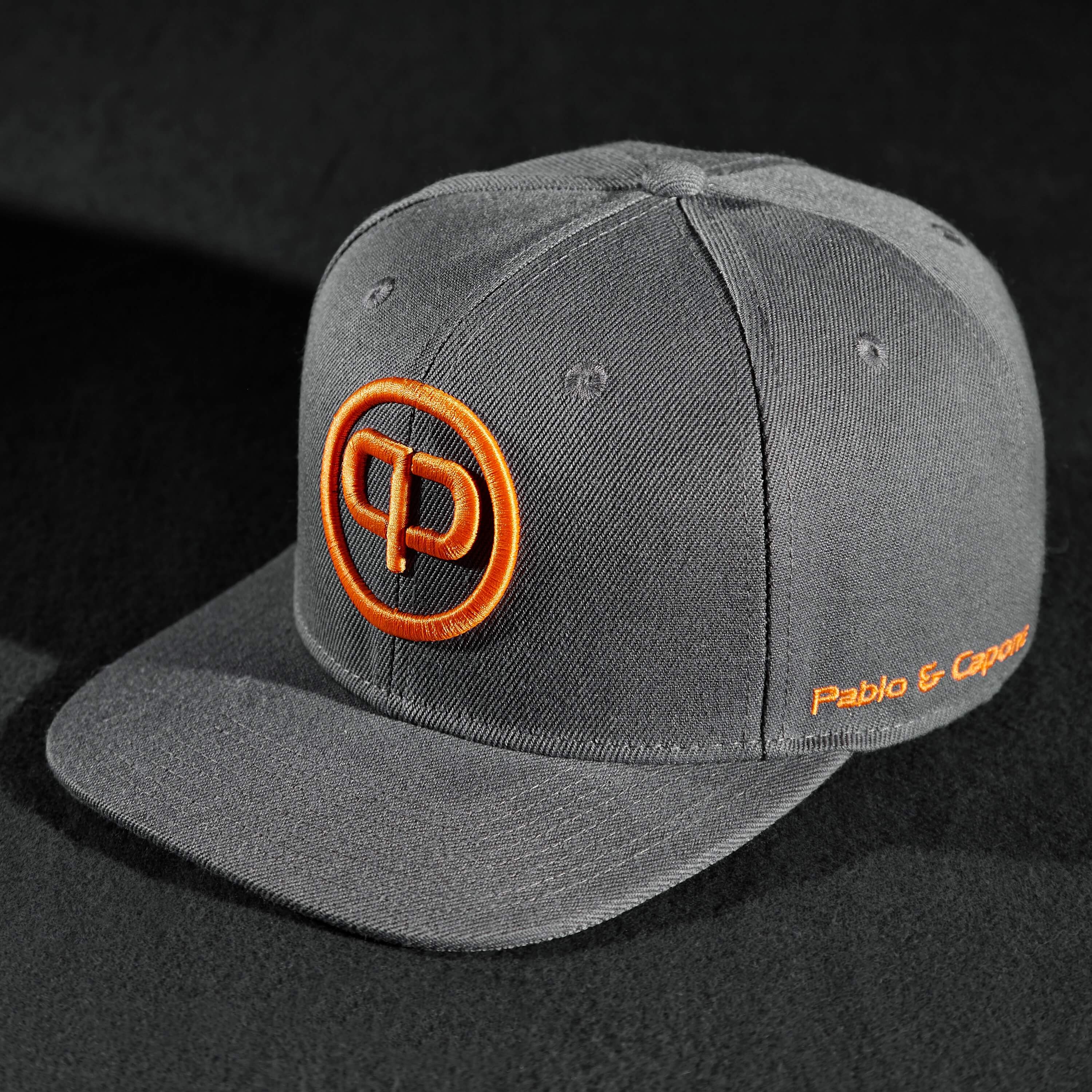 Snapback Cap - Anthracite &amp; Orange