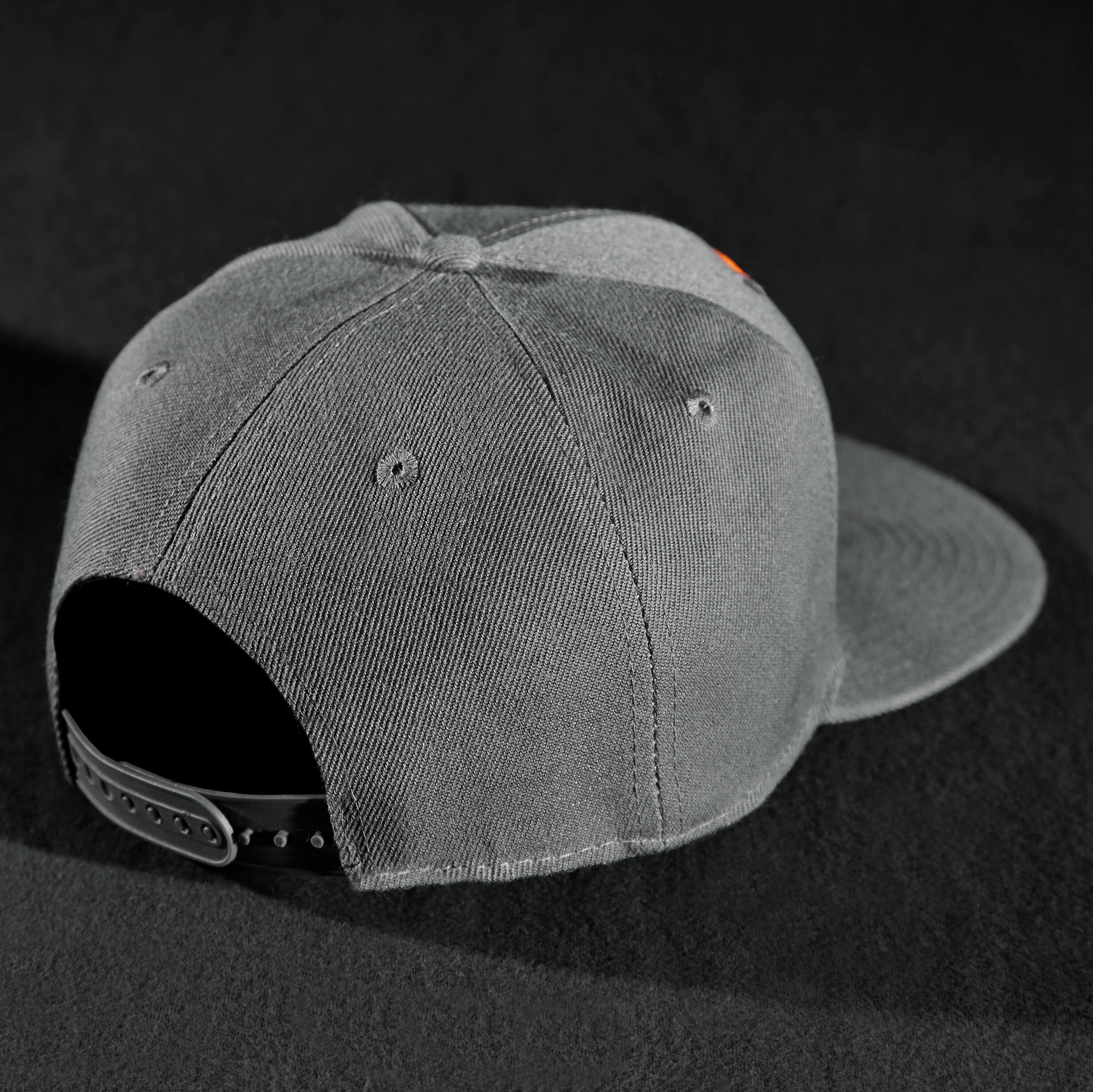 Snapback Cap - Anthracite &amp; Orange