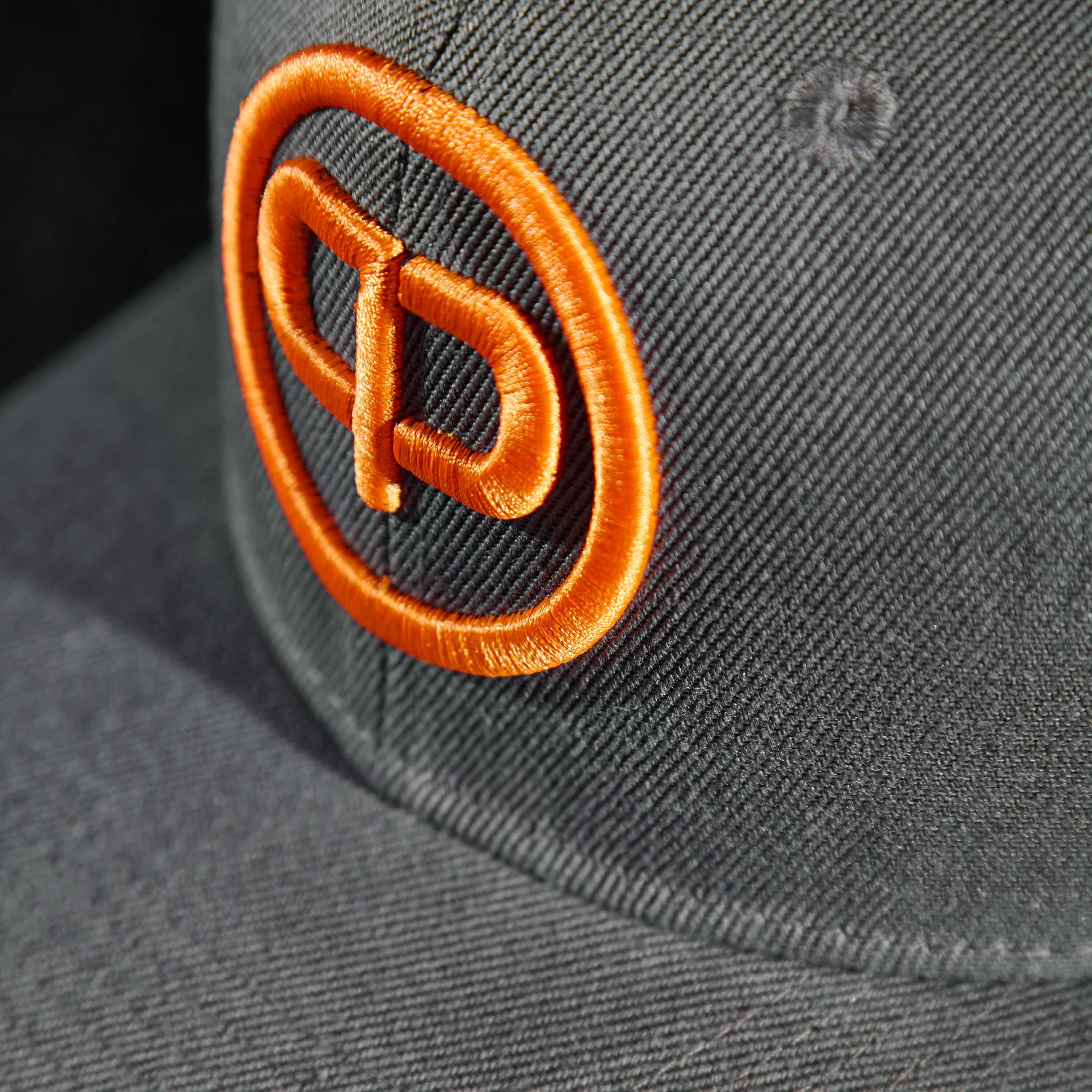 Snapback Cap - Anthracite &amp; Orange