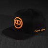 Snapback Cap - Black &amp; Orange