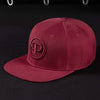 Snapback Cap - Burgundy &amp; Burgundy