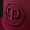 Snapback Cap - Burgundy &amp; Burgundy