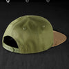 Snapback Cap - Khaki &amp; Suede