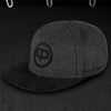Snapback Cap - Stone &amp; Black Suede