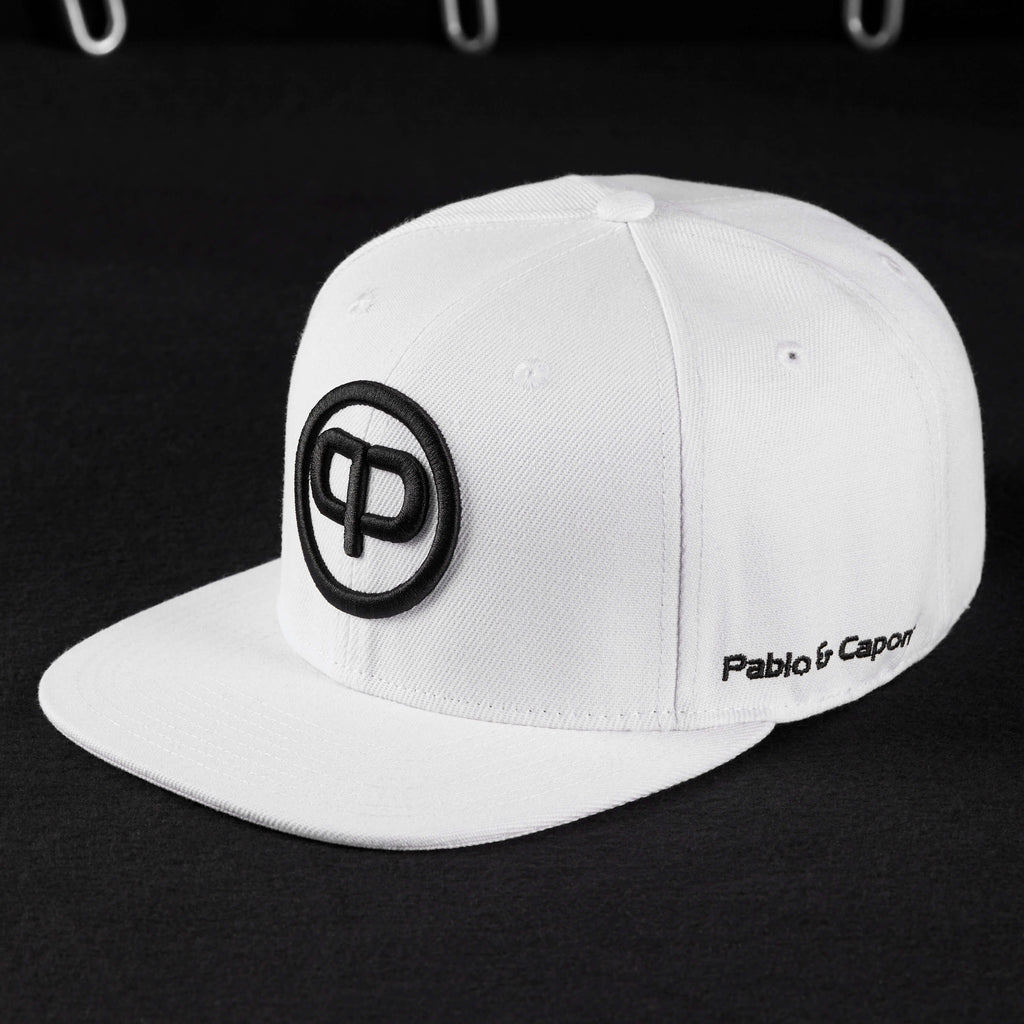 Snapback Cap - White &amp; Black