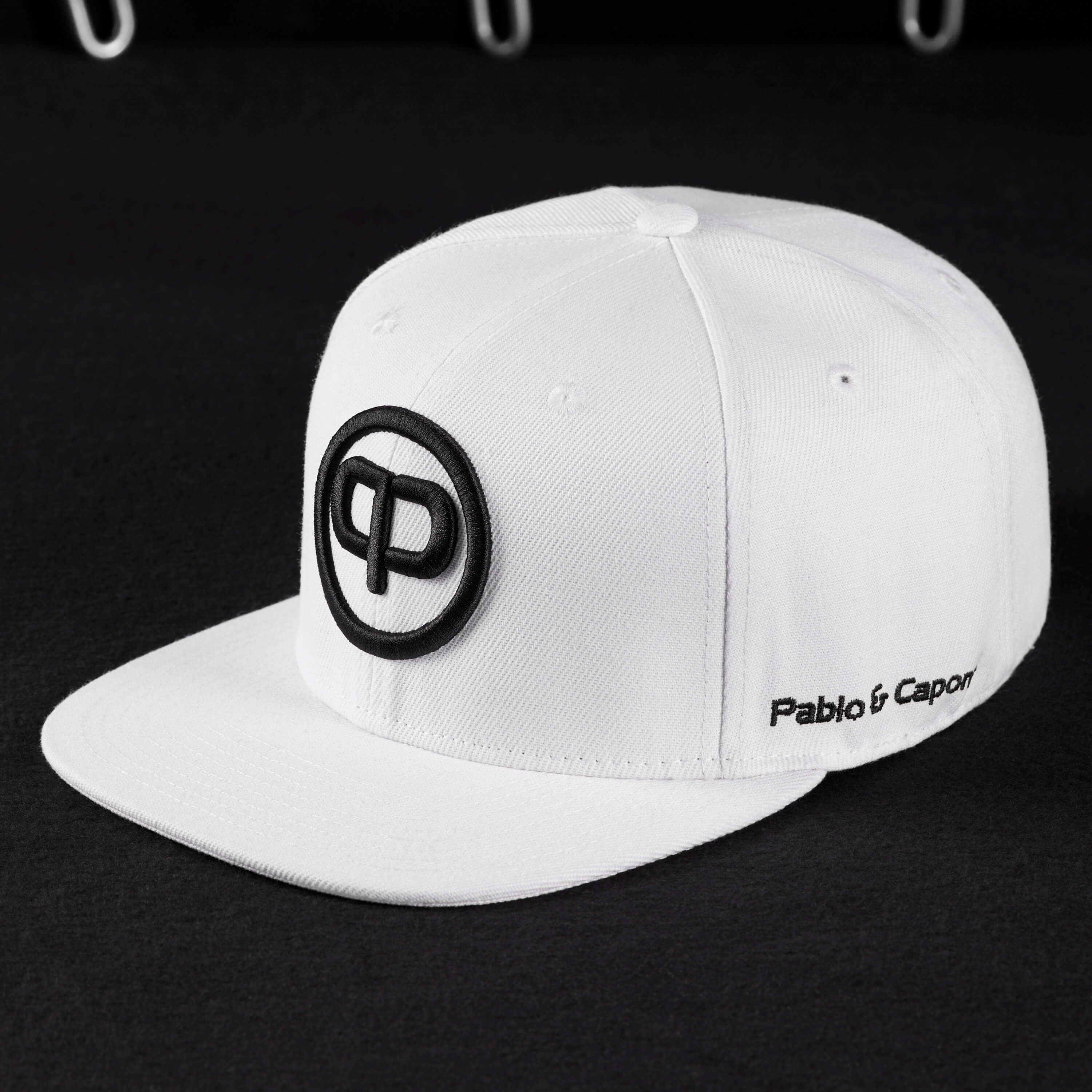 Snapback Cap - White & Black