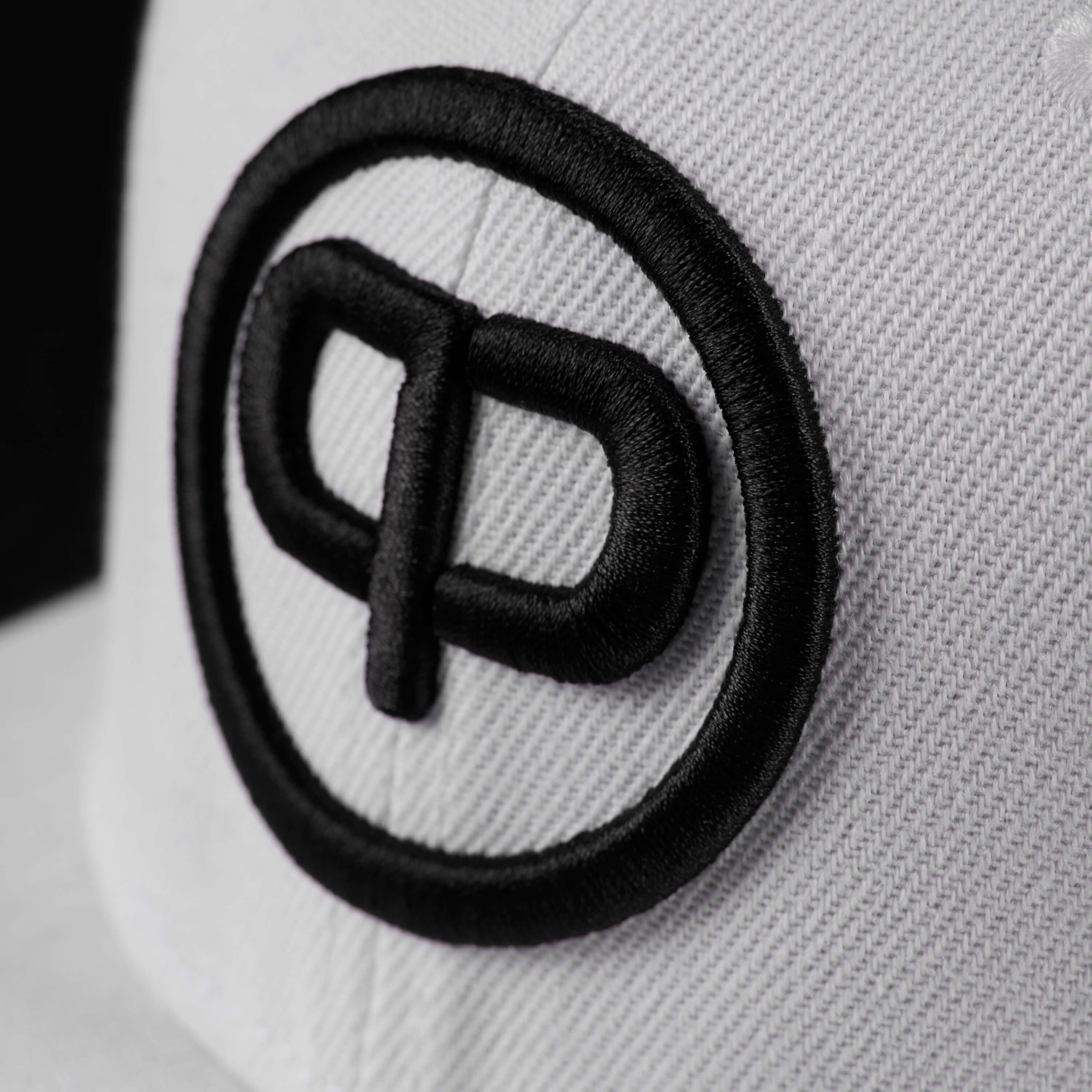 Snapback Cap - White & Black