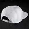 Snapback Cap - White &amp; White