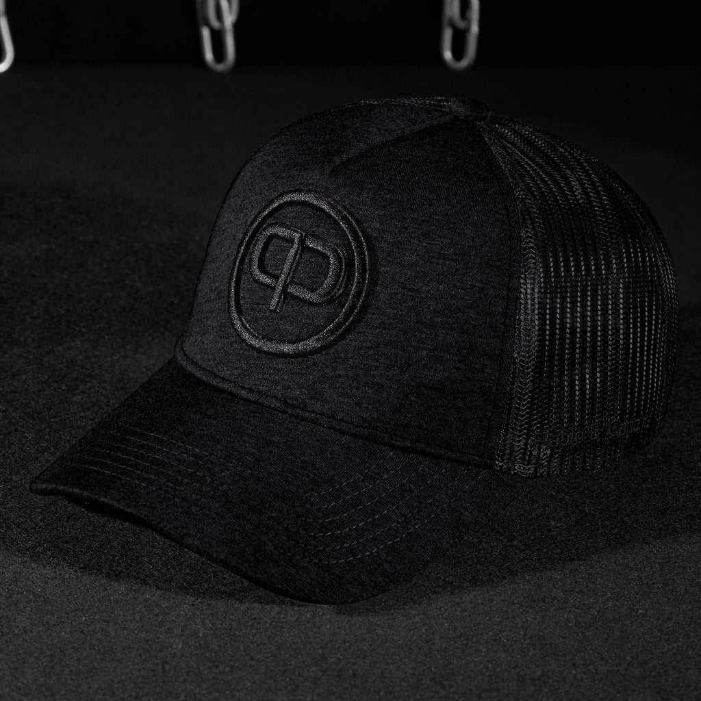 Trucker Baseball Cap - Black &amp; Black