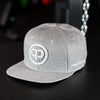 Snapback Cap - Gray &amp; White 2.0
