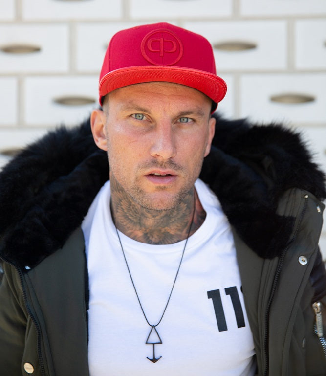 Snapback Cap - Red &amp; Red