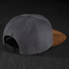 Snapback Cap - Anthracite &amp; Suede