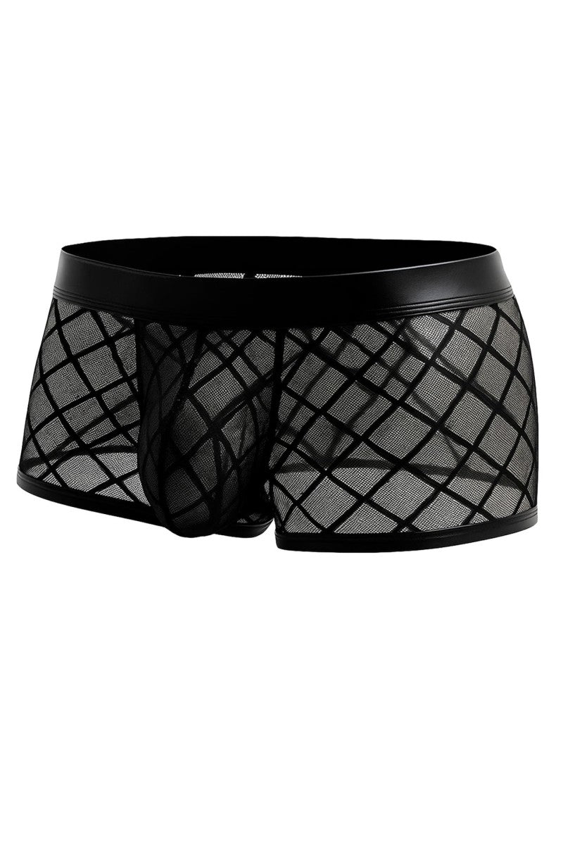 schwarzer Trunk Shorts mit Netz RAV110 - XL-0