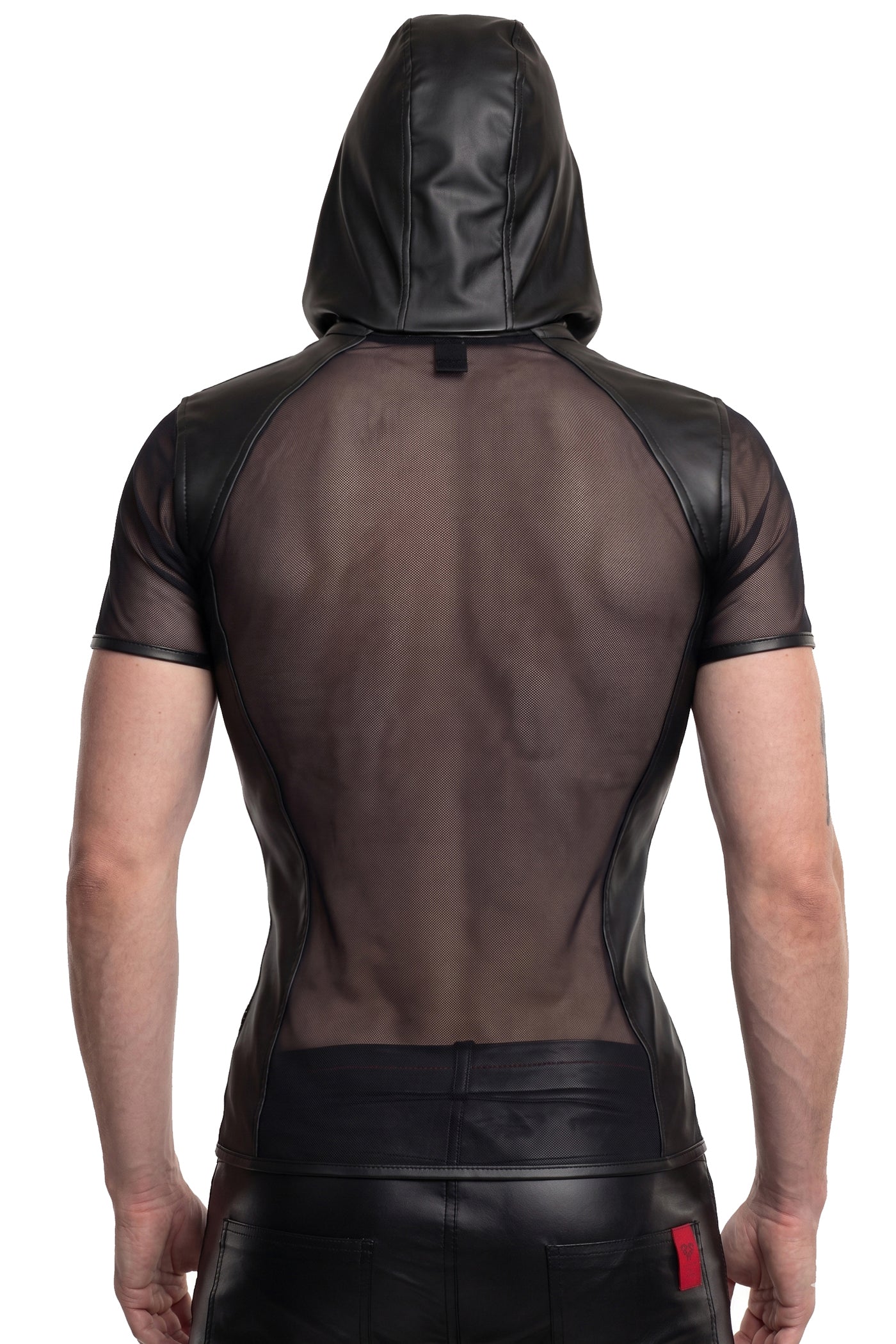 Herren Kapuzen T-Shirt ADGinter001 schwarz - 2XL