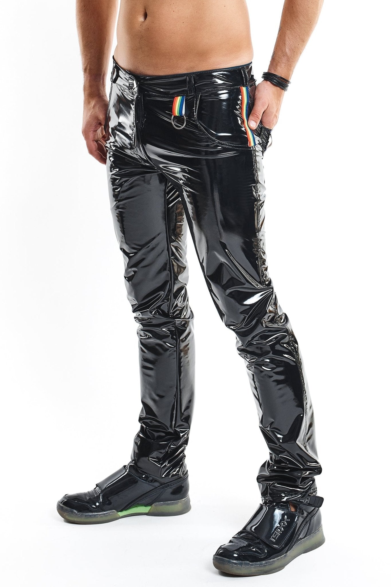 Herren PVC Hose RMValerioRBW schwarz - 2XL - Regnes Fetish Planet - Shop Deutschland Noodosz