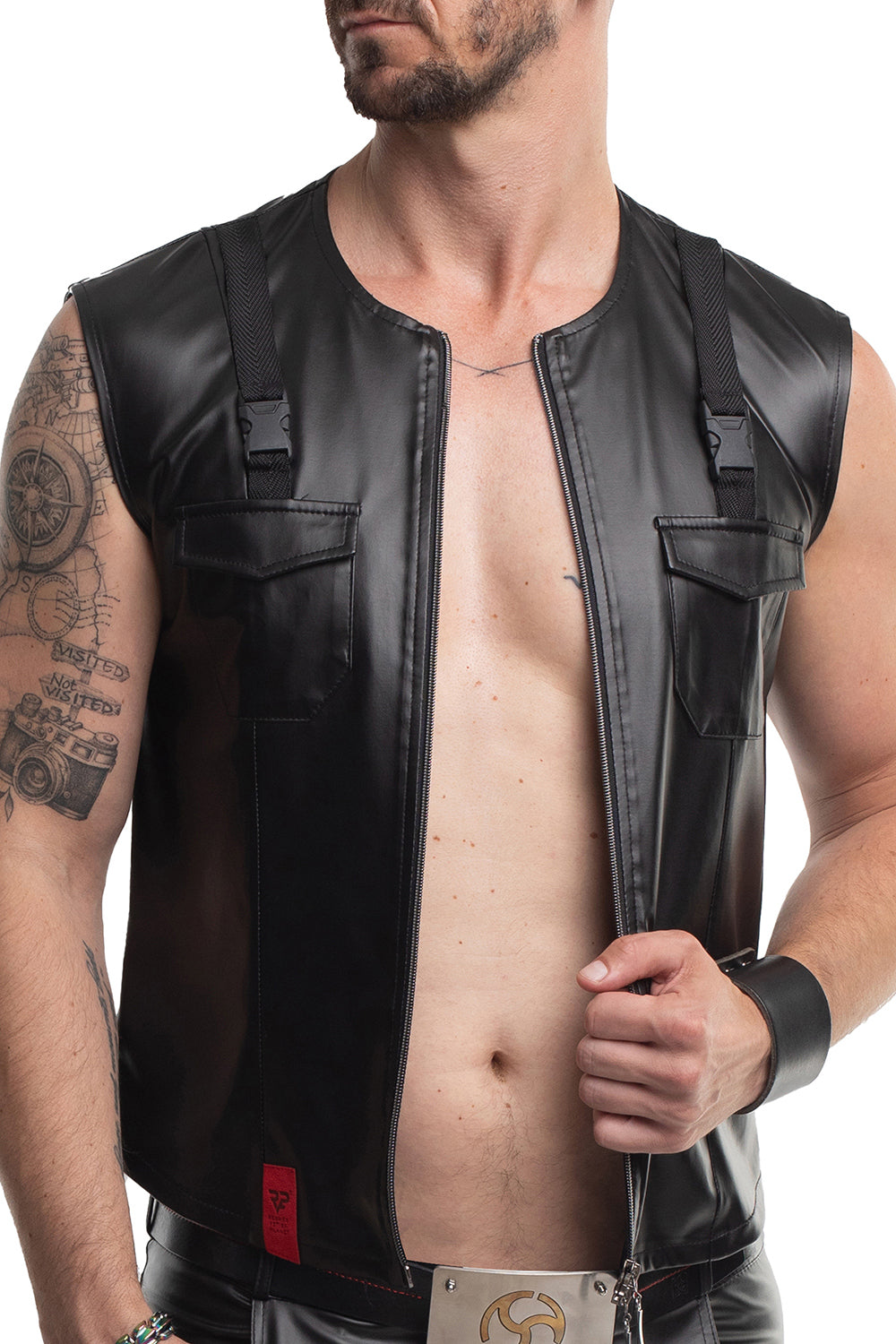 Herren Weste RMCamillo001 schwarz - 2XL