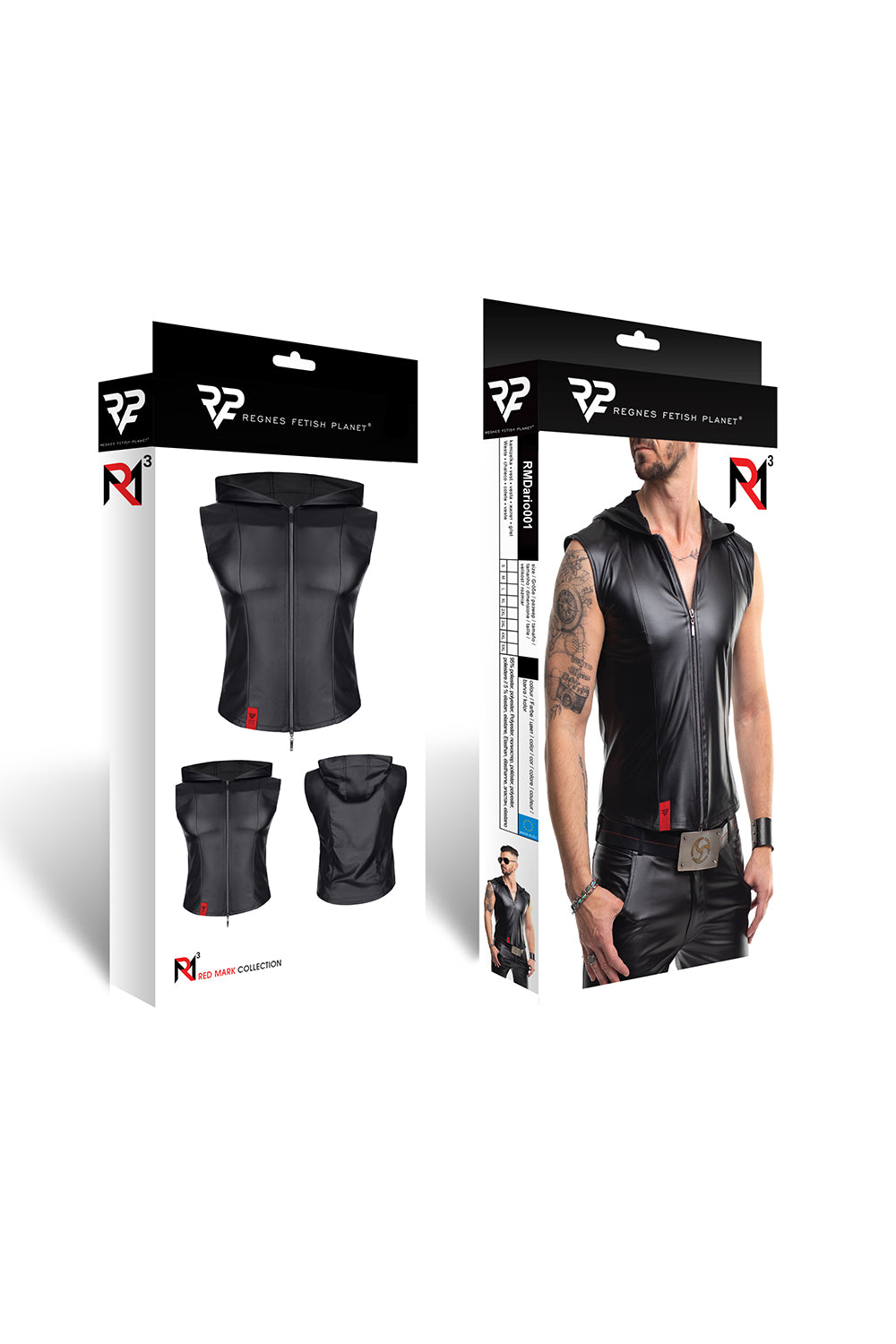 Herren Weste RMDario001 schwarz - 2XL
