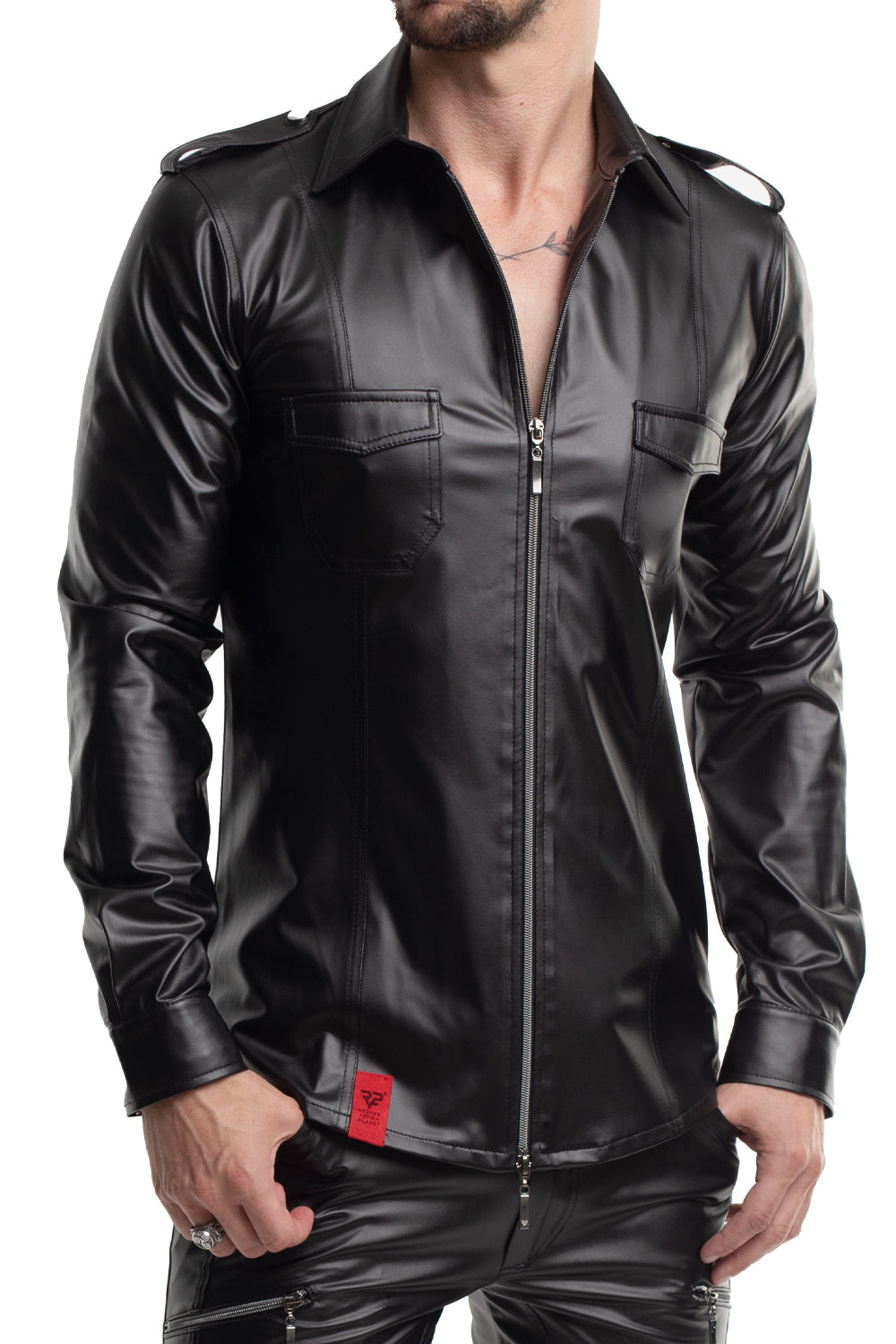 langarm Herren Shirt RMNatale001 schwarz - 2XL