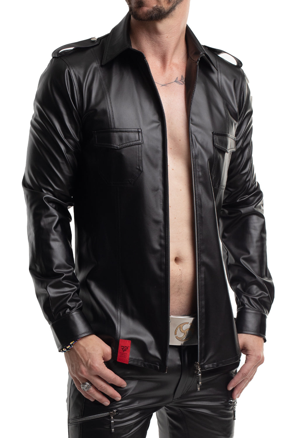 langarm Herren Shirt RMNatale001 schwarz - 2XL