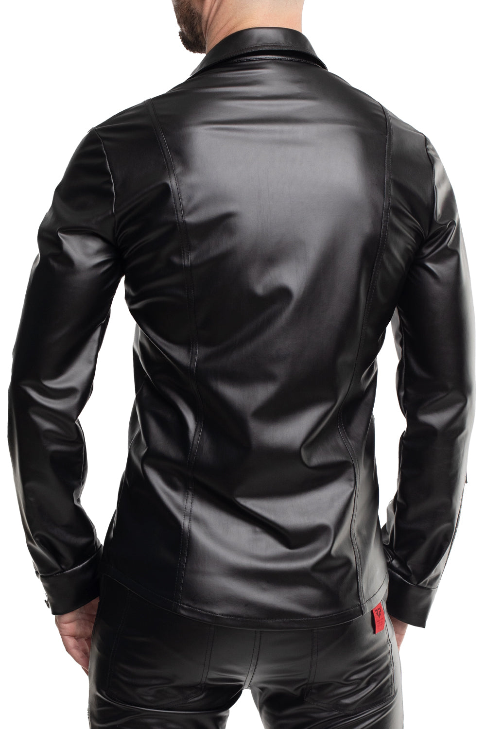 langarm Herren Shirt RMPasquale001 schwarz - 2XL