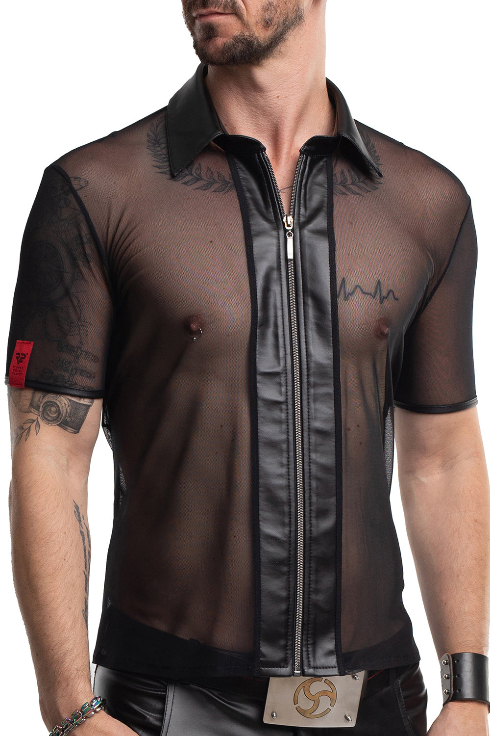 Herren Polo-Shirt RMUgo001 schwarz - 2XL