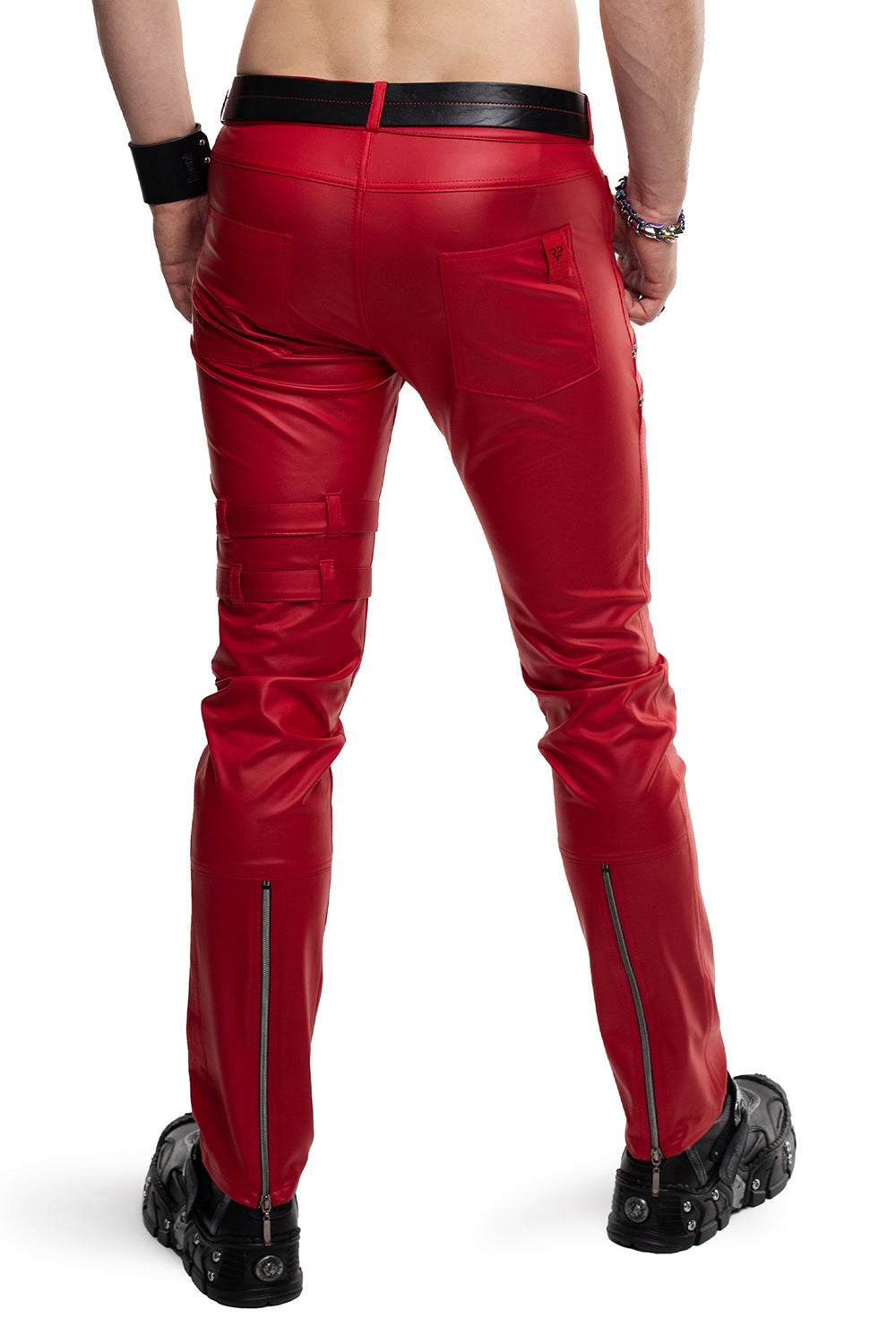 lange Herren Hose RMTommaso002 rot - 2XL