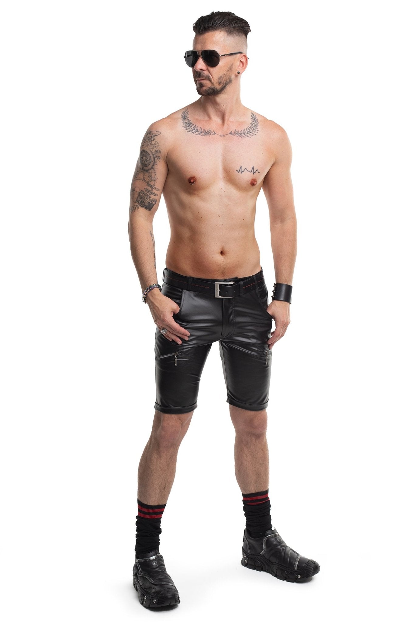 Herren Shorts RMNorberto001 schwarz - 2XL - Regnes Fetish Planet - Shop Deutschland Noodosz