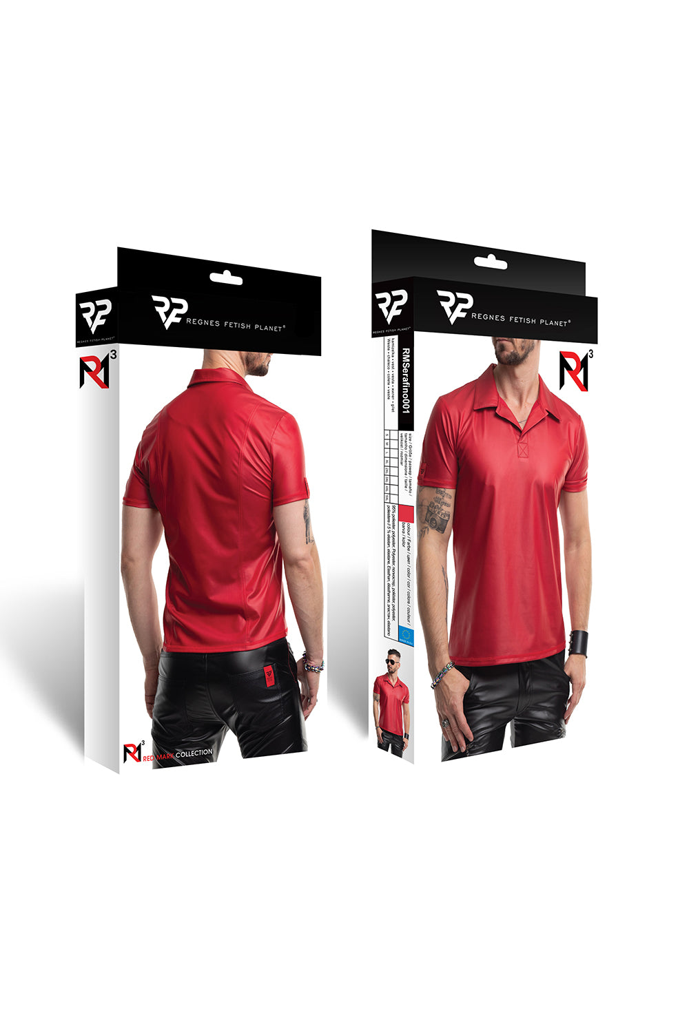 Herren T-Shirt RMSerafino001 rot - 2XL