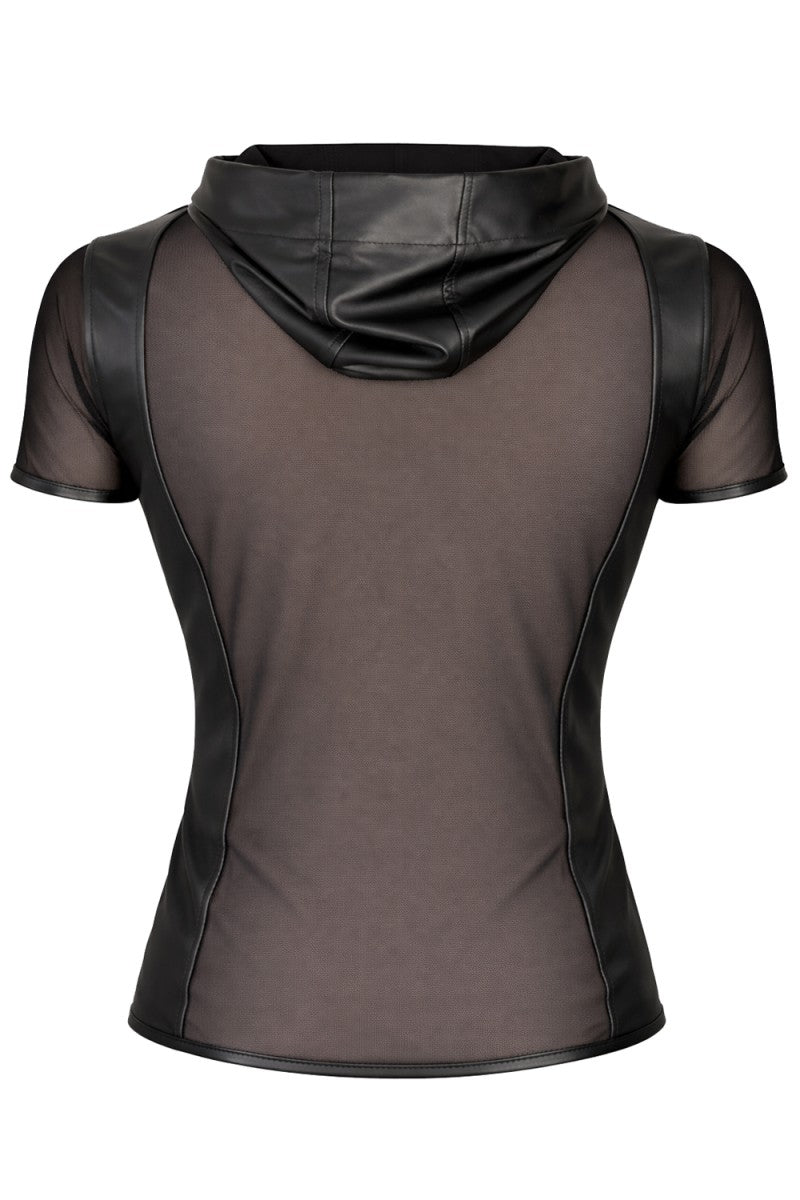 Herren Kapuzen T-Shirt ADGuido001 schwarz - 2XL