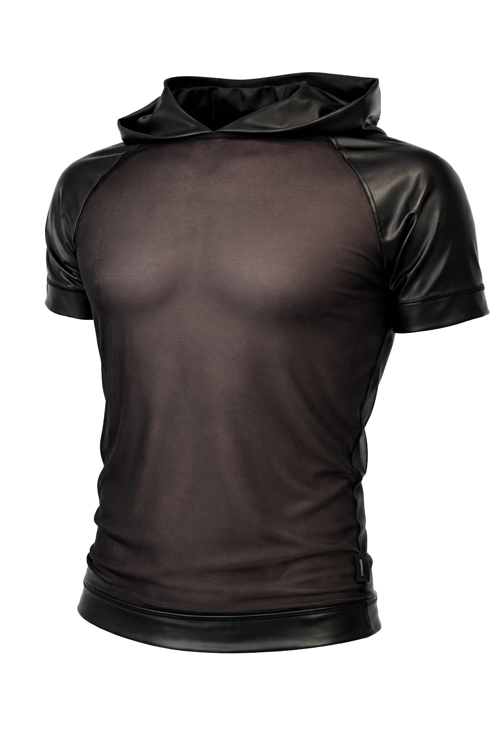 Herren Kapuzen T-Shirt ADMagnus001 schwarz - 2XL