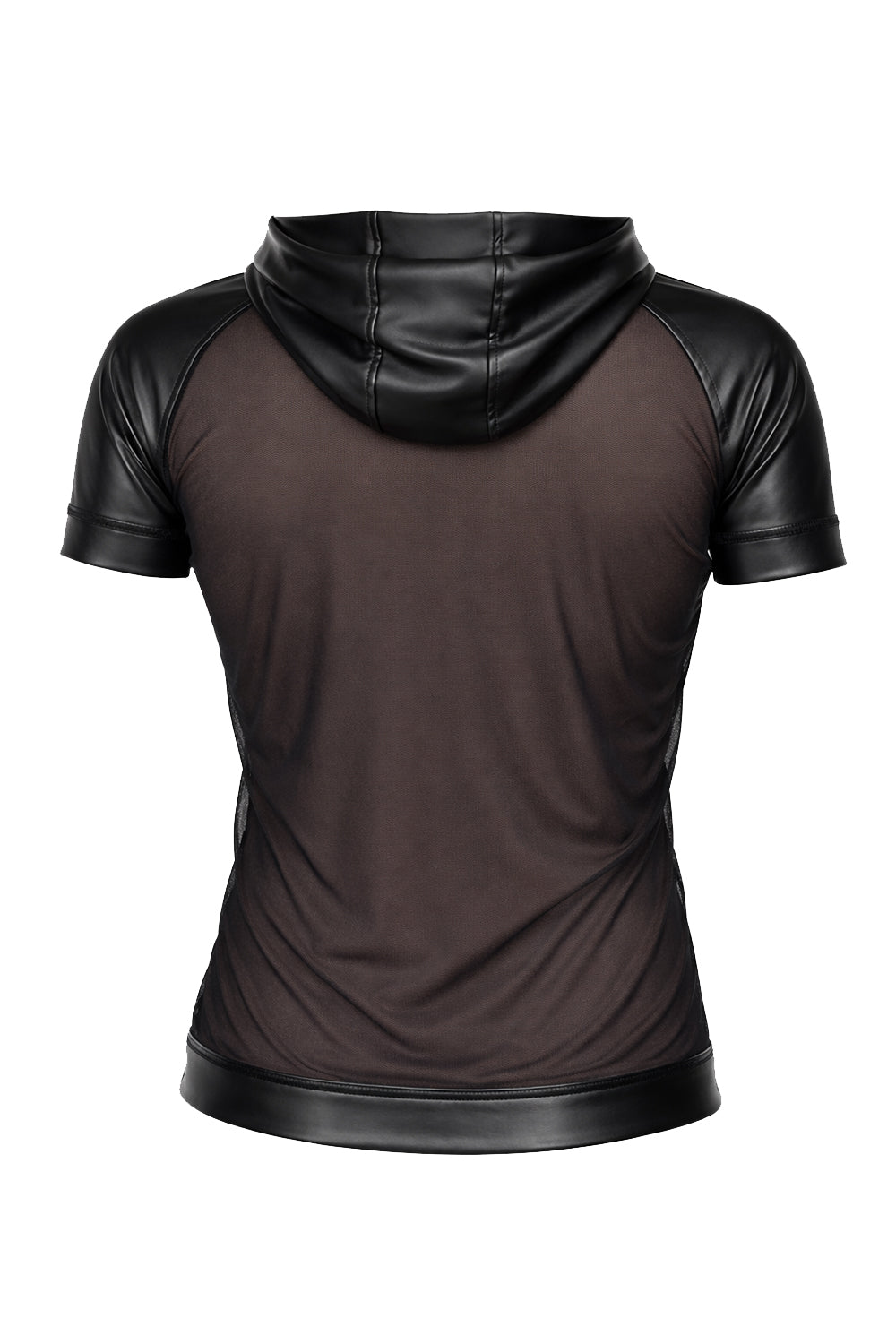 Herren Kapuzen T-Shirt ADMagnus001 schwarz - 2XL