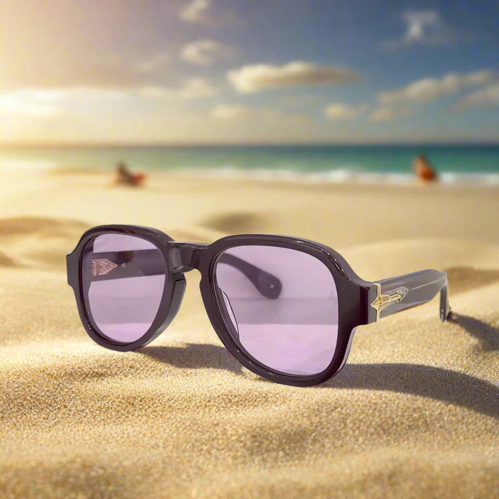 Jacques Marie Mage RED CLOUD Solid thick and old money type sunglasses