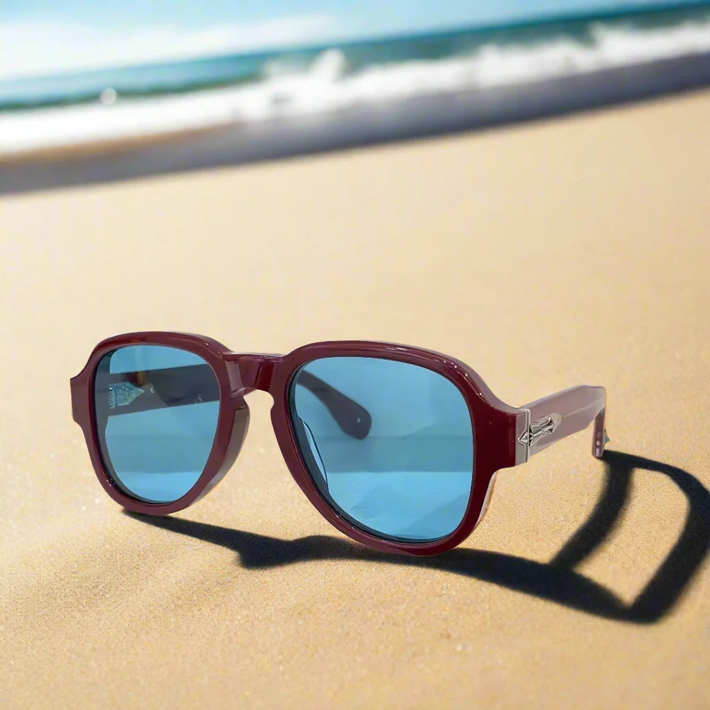 Jacques Marie Mage RED CLOUD Solid thick and old money type sunglasses