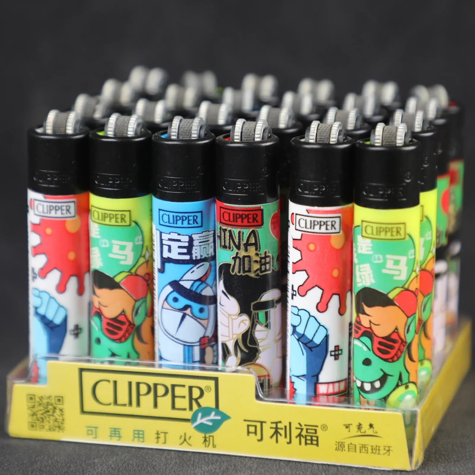 Clipper Feuerzeug – Nachfüllbar mit Schleifrad & Designmotiv