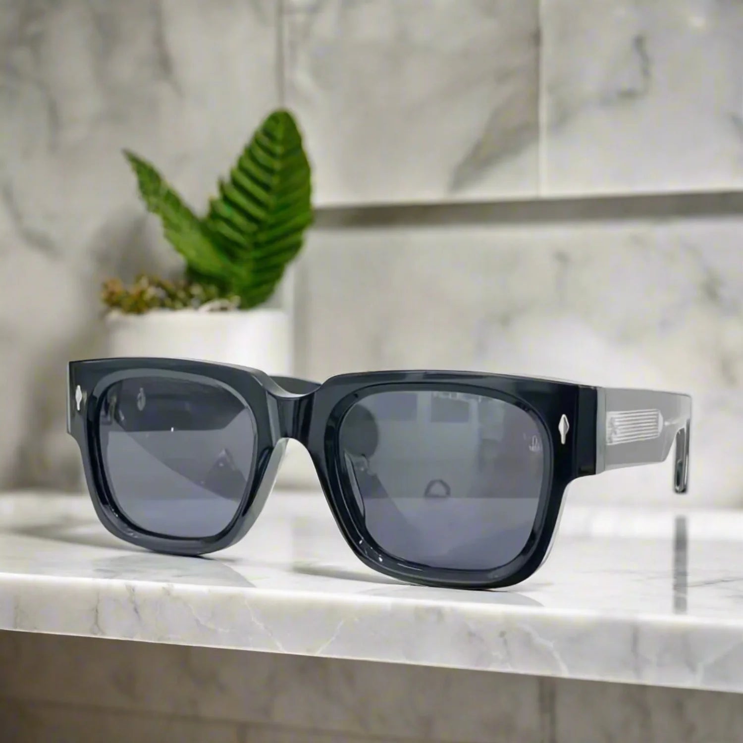 Jacques Marie Mage ENZO retro bold sunglasses new solid colorways