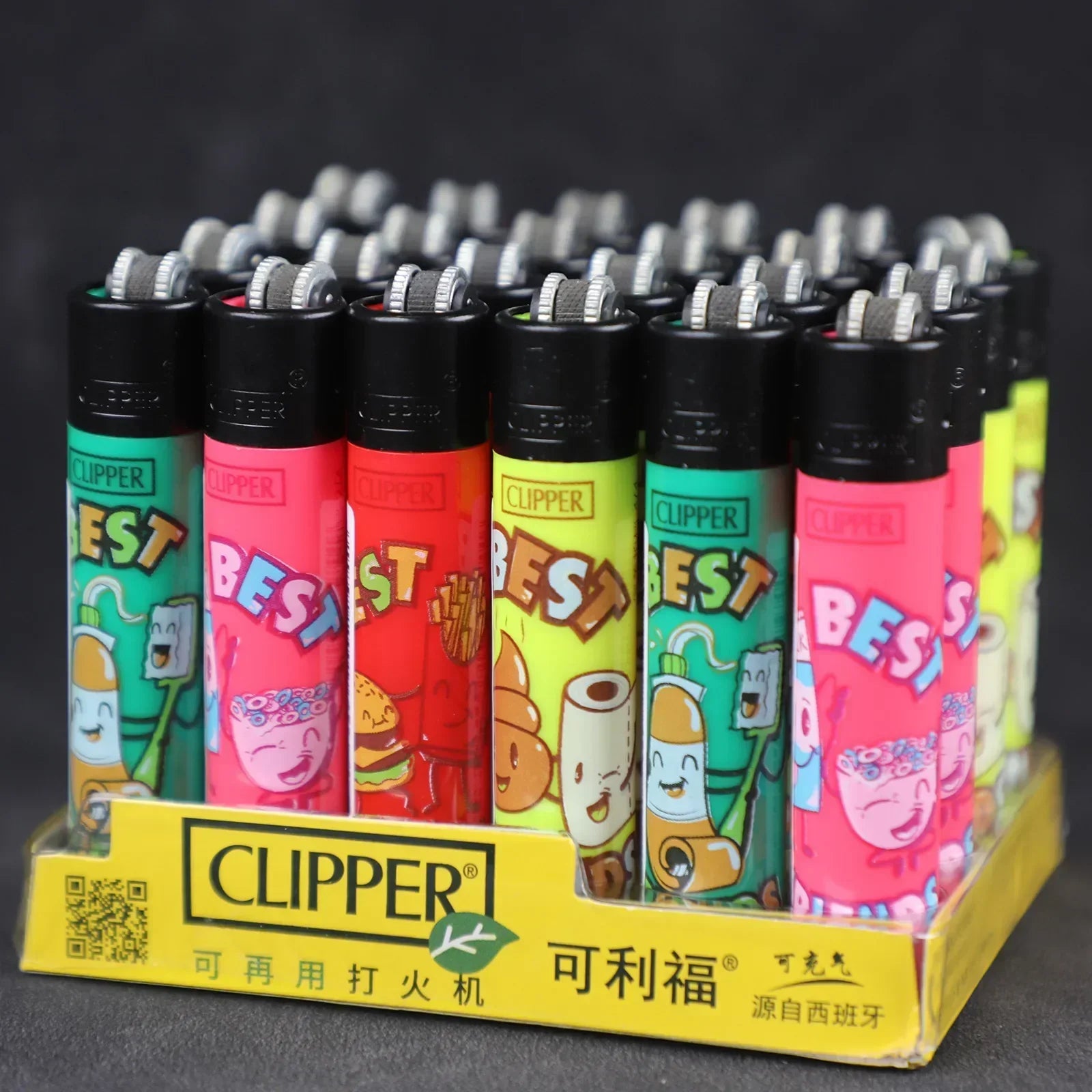 Clipper Feuerzeug – Nachfüllbar mit Schleifrad & Designmotiv