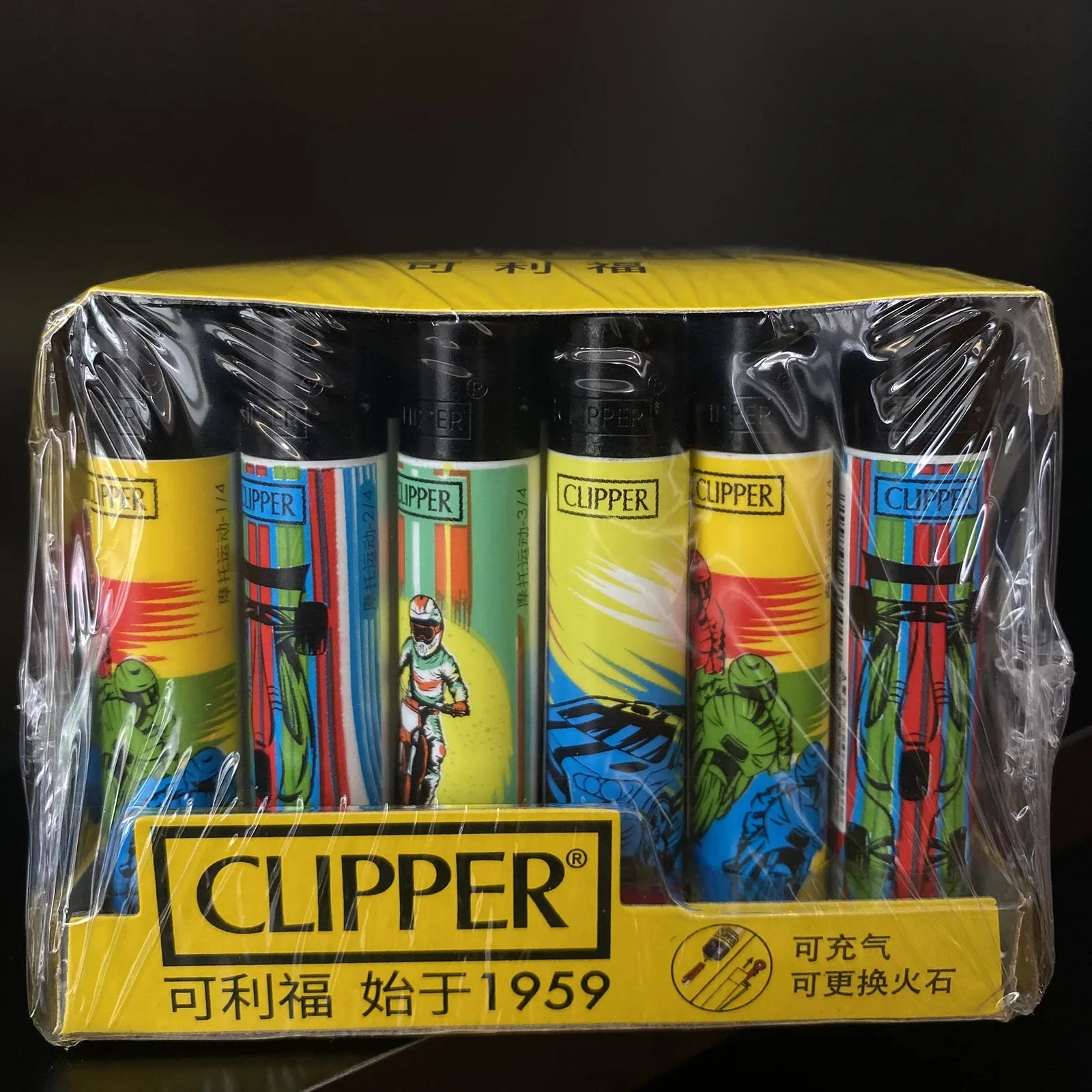 Clipper Feuerzeug – Nachfüllbar mit Schleifrad & Designmotiv