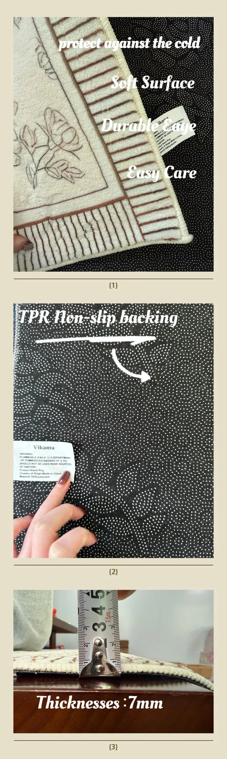 Nordic Geometrischer Teppich – Minimalistisch & Modern