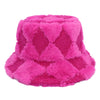 Winter fur bucket cap