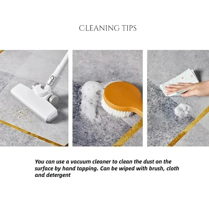 Nordischer Abstrakt-Teppich – Moderner Wohnbereich