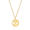Unif Buddhism Hindu Yoga Om Aum Necklace - Supernatural Talisman Made of Stainless Steel