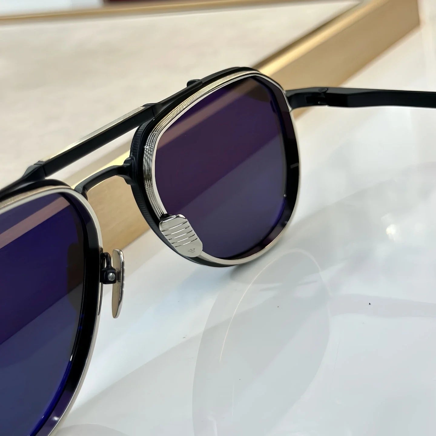 Jacques Marie Mage COMMANDER sunglasses bold premium titanium frame