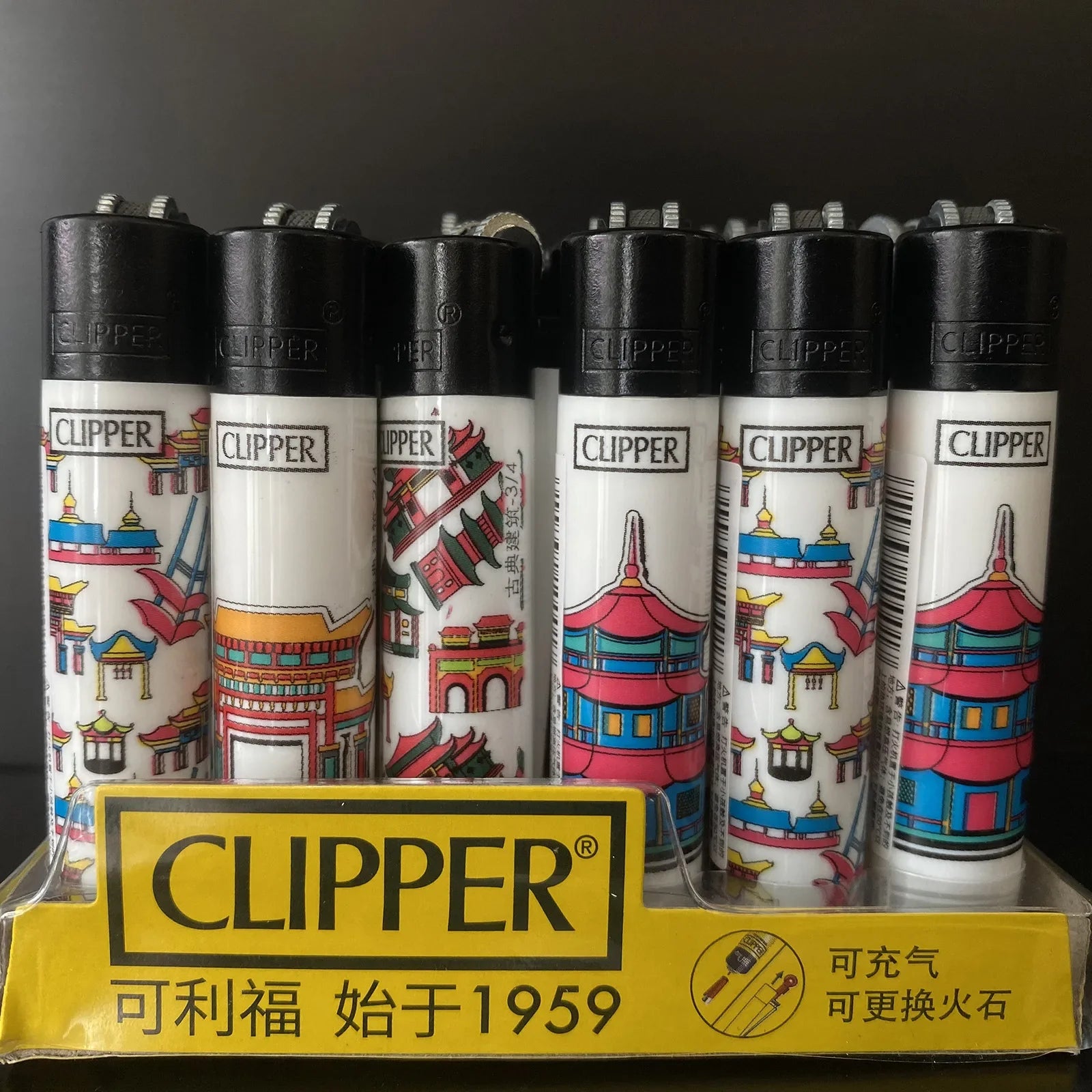 Clipper Feuerzeug – Nachfüllbar mit Schleifrad & Designmotiv