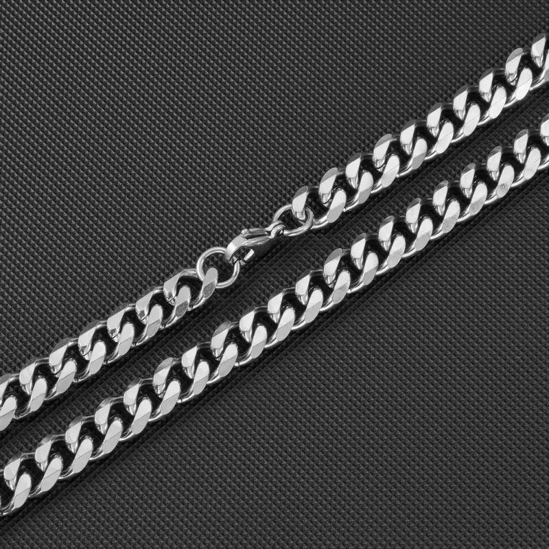Cuban chain - stainless steel necklace in hip-hop style