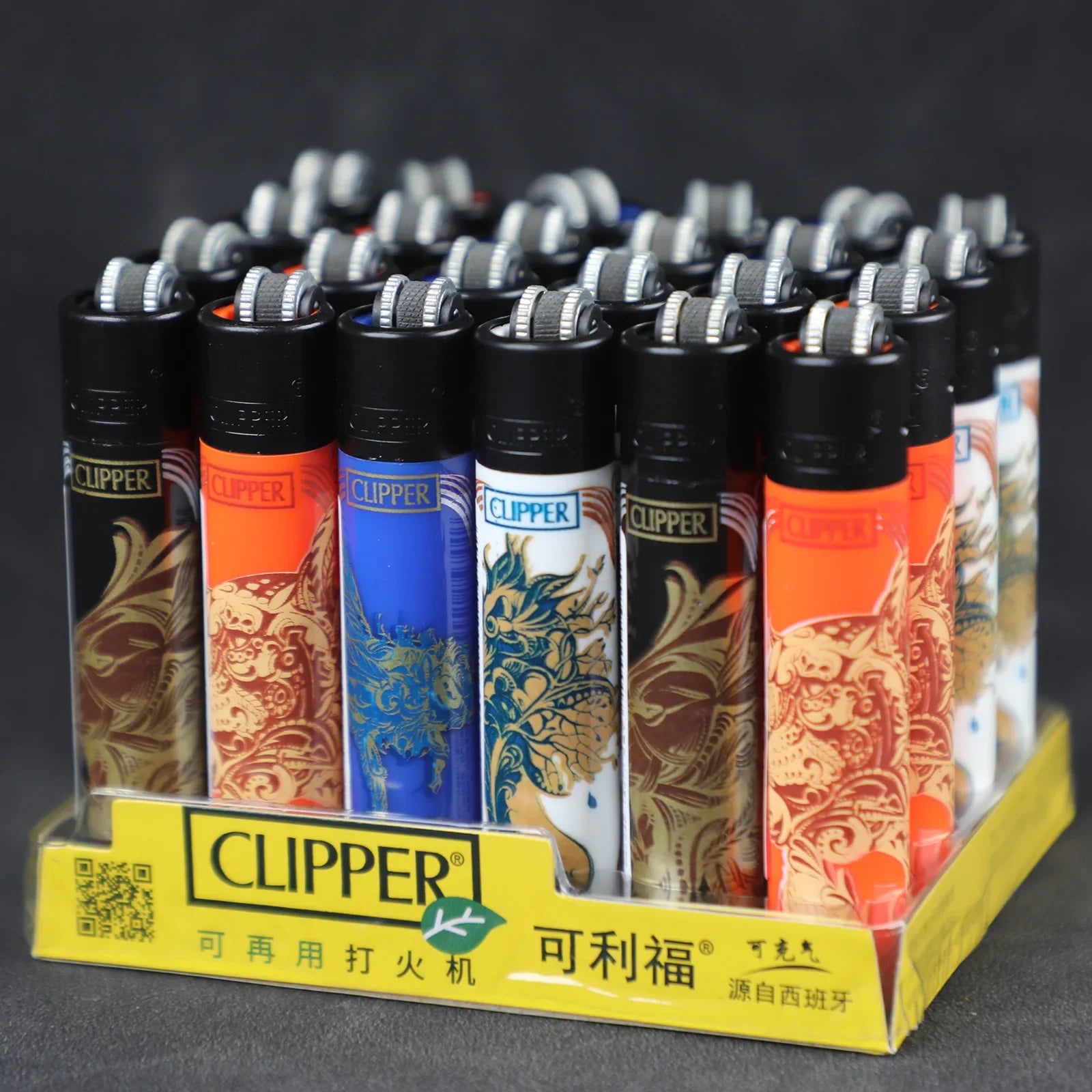 Clipper Feuerzeug – Nachfüllbar mit Schleifrad & Designmotiv