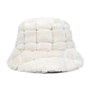 Winter fur bucket cap