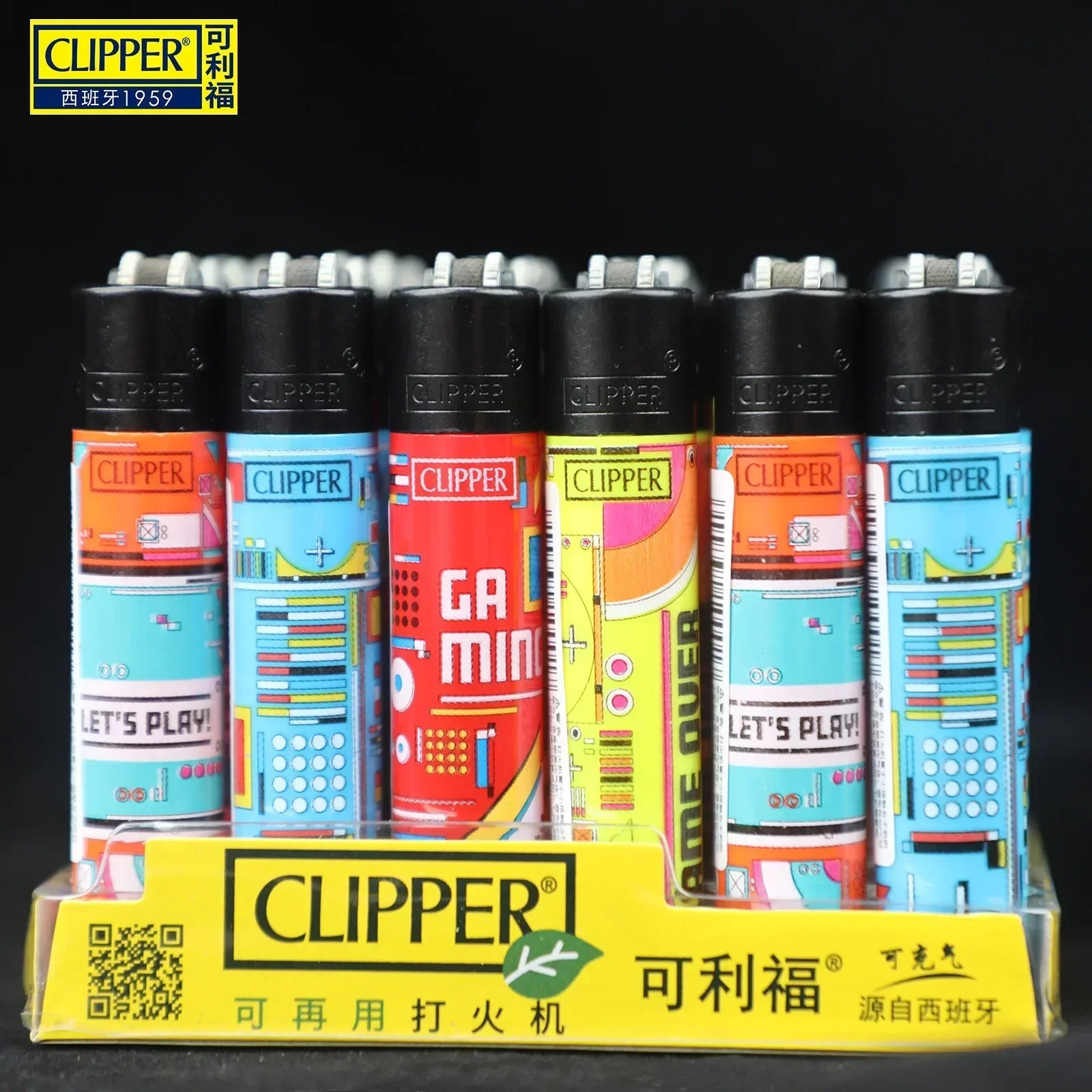 Clipper Feuerzeug – Nachfüllbar mit Schleifrad & Designmotiv