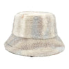 Winter fur bucket cap
