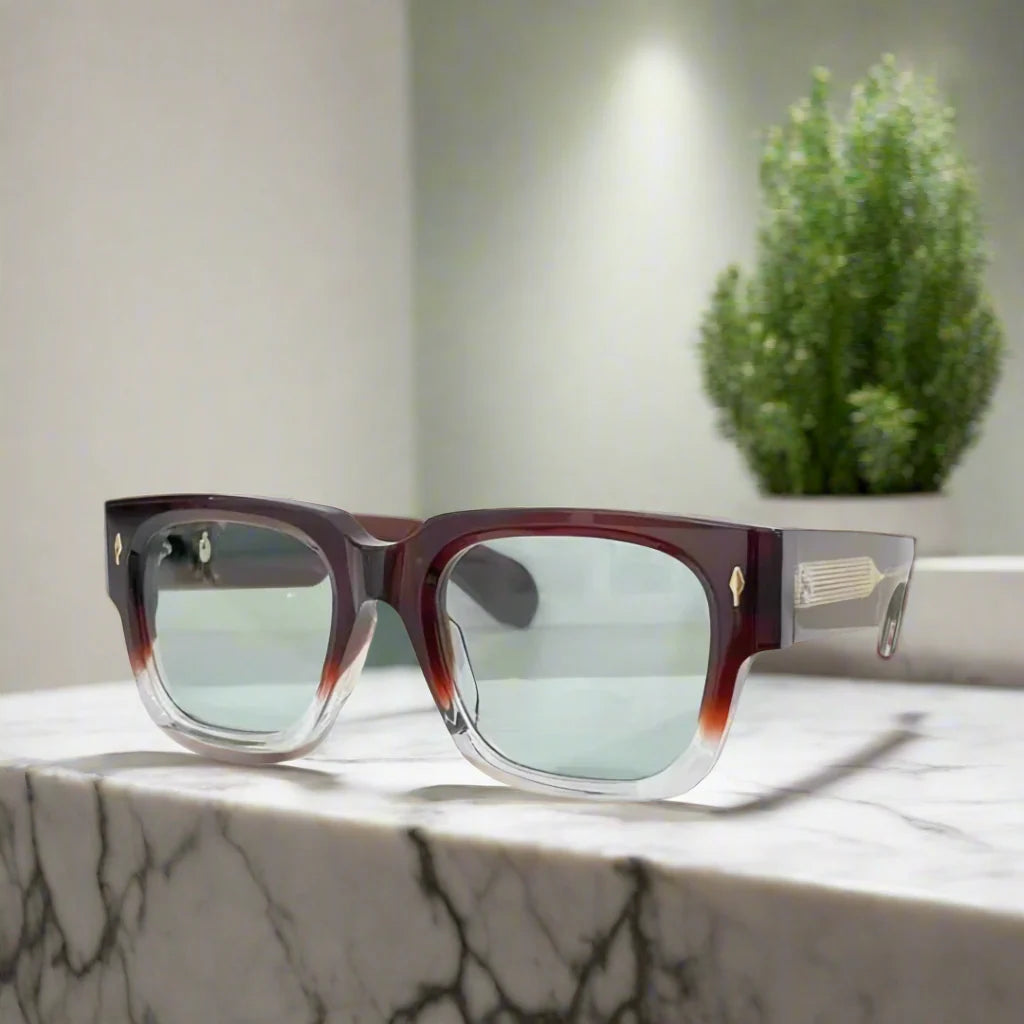 Jacques Marie Mage ENZO retro bold sunglasses new solid colorways