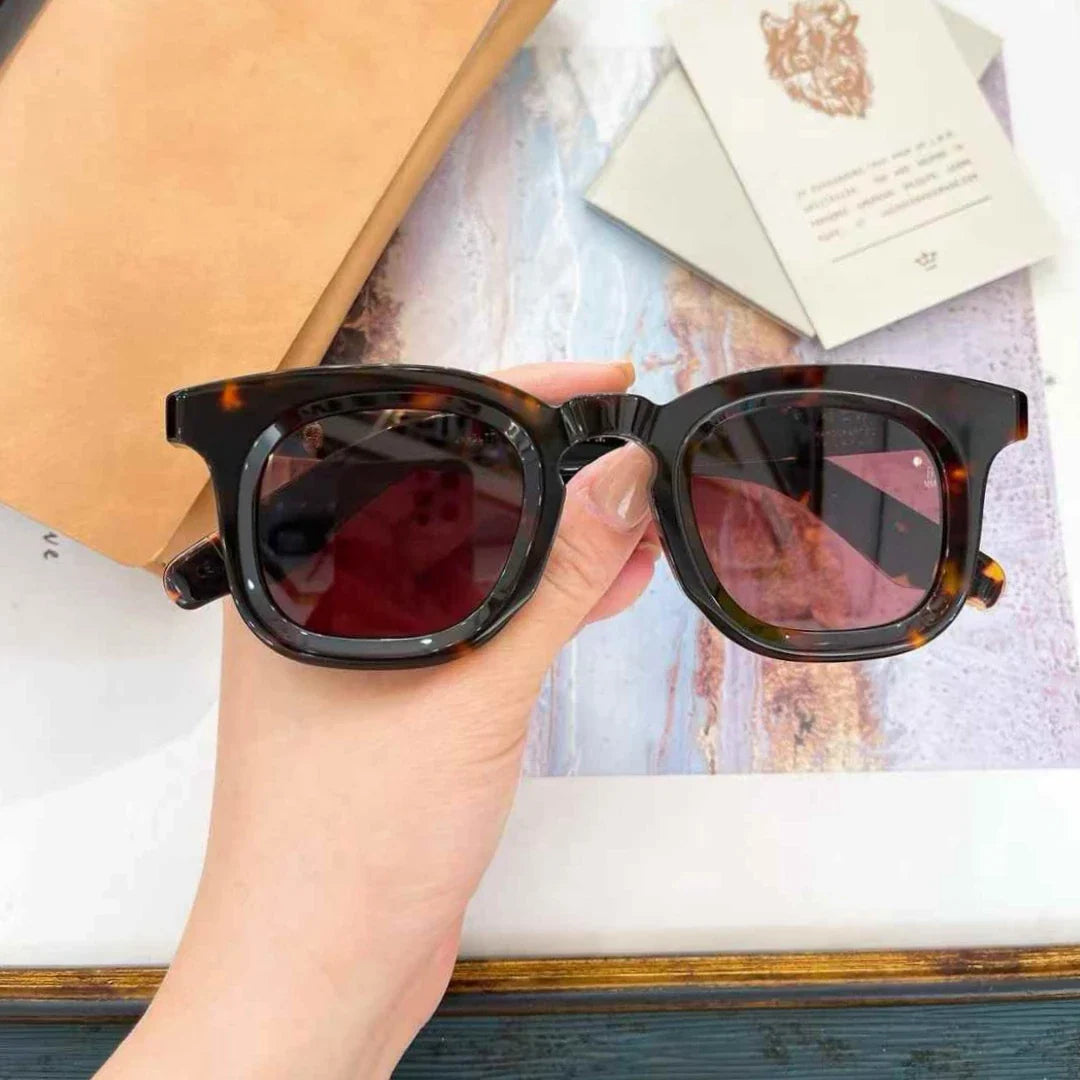 Jacques Marie Mage DEVAUX Inspired sunglasses thick acetate retro square